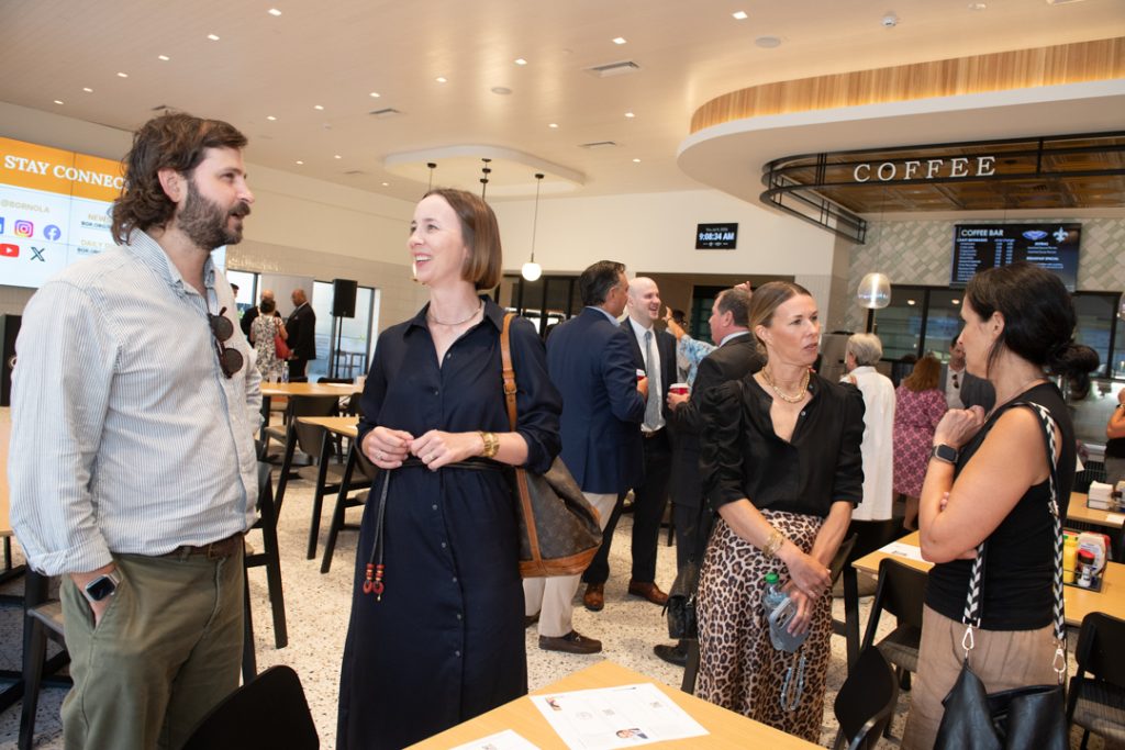 TMS_4174 - Bureau of Governmental Research Attendees socializing at the event