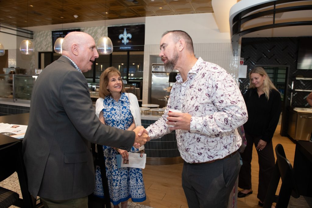 TMS_4205 - Bureau of Governmental Research Attendees socializing at the event